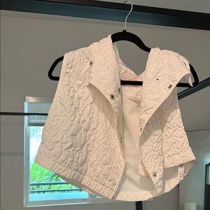 FREE people active White Quilted Women's Vest